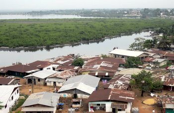 Liberia, Flüsse: Mesurado-Fluss bei Monrovia