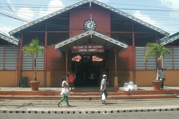 Markthalle in Castries, St. Lucia