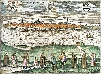 Rostock Panorama 1597