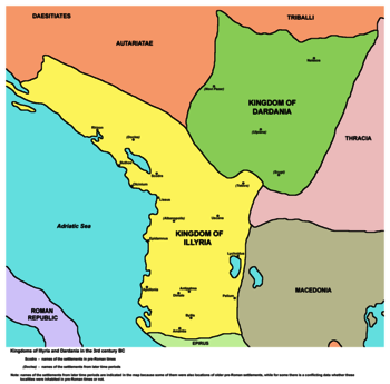 Karte Illyrien