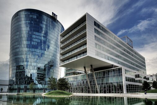 OMV-Hauptsitz in Wien im Hochhaus Hoch Zwei