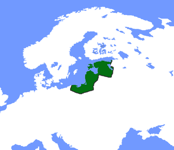 Deutschordensstaat um 1400