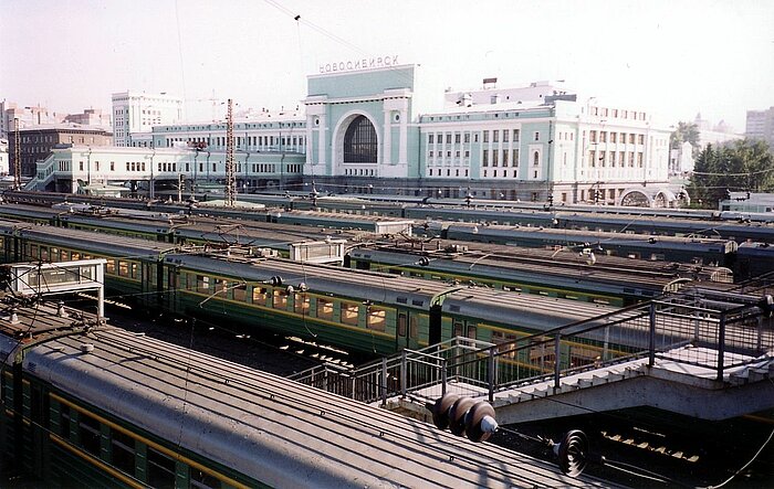 Bahnhof in Nowosibirsk