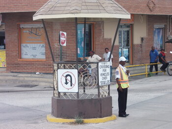 Verkehrspolizist in Belize City