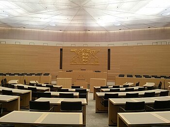 Plenarsaal des Landtages in Baden-Württemberg Plenarsaal des Landtages in Baden-Württemberg