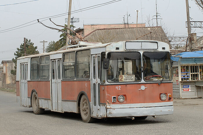 Oberleitungsbus in Gori