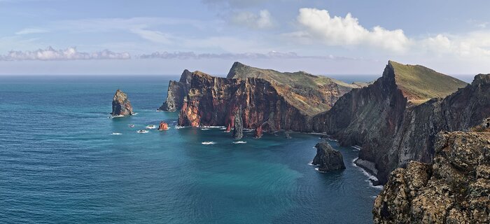 Ostspitze von Madeira mit Felsen
