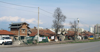Roma-Stadtviertel von Sofia