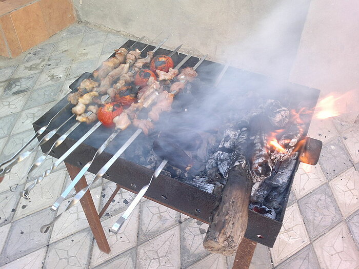 Grillen auf Aserbaidschanisch