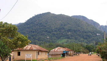 Ghana Landschaft Mount Afadjato in Ghana