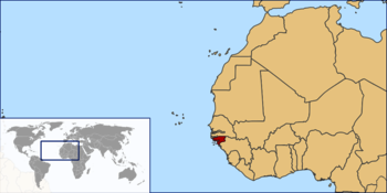 Wo liegt Guinea Bissau