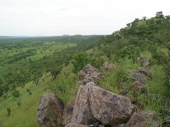 Ausläufer der Atakora-Berge