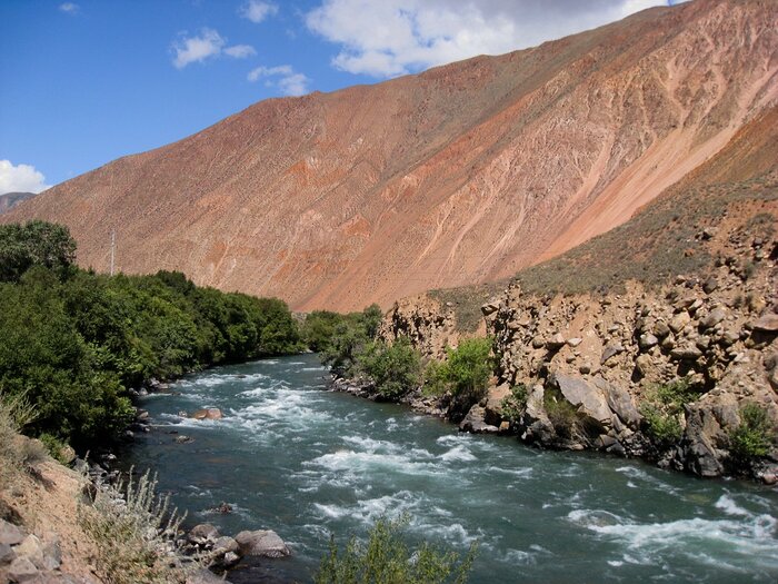 Kirgistan Fluss