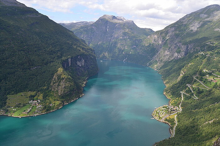 Geirangerfjord in Norwegen