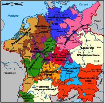 Karte Reichskreise