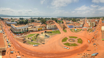 Bangui, Hauptstadt in Zentralafrika