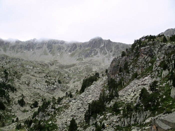 Karge Landschaft in Andorra