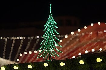 Weihnachtsdeko in Rumänien