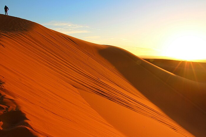 In der marokkanischen Sahara