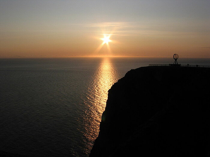 Mitternachtssonne am Nordkap