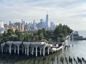 Little Island in New York im Hudson River