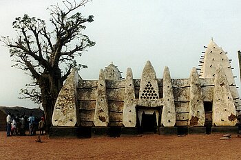 Moschee von Larabanga in Ghana