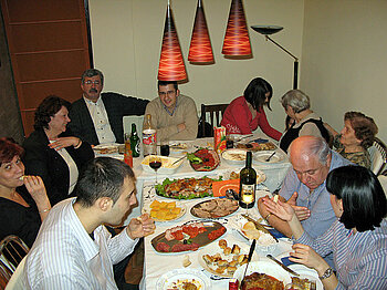 Gemeinsam essen in Montenegro