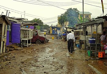 Regen in Accra