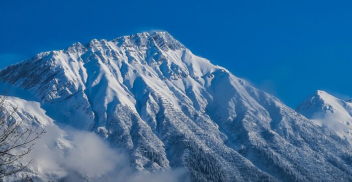 Österreichische Alpen im Winter