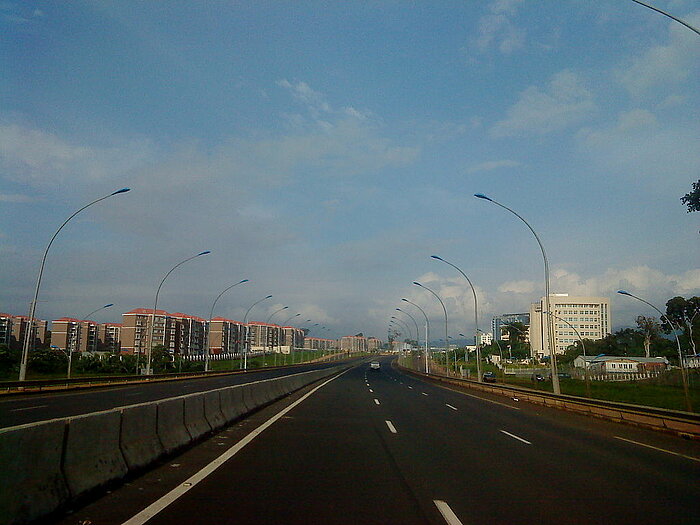 Hauptstraße in Malabo