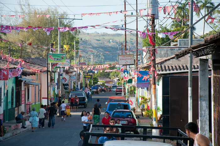 Straße in Nejapa