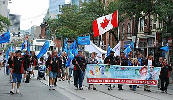 Labour Day Parade in Toronto 2011