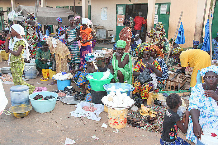 Markt in Gambia