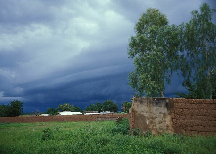 Regenwolken in Kamerun