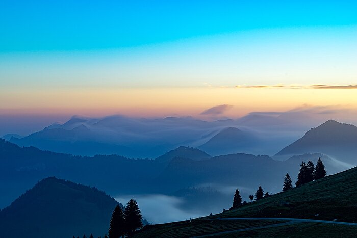 Ausblick auf die Alpen