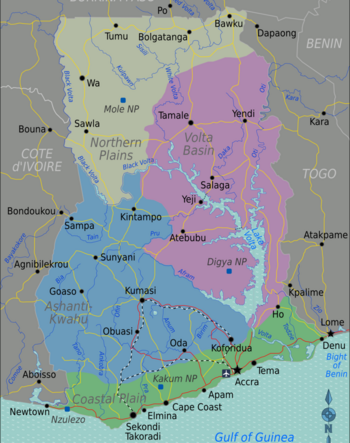 Ghana Landschaften