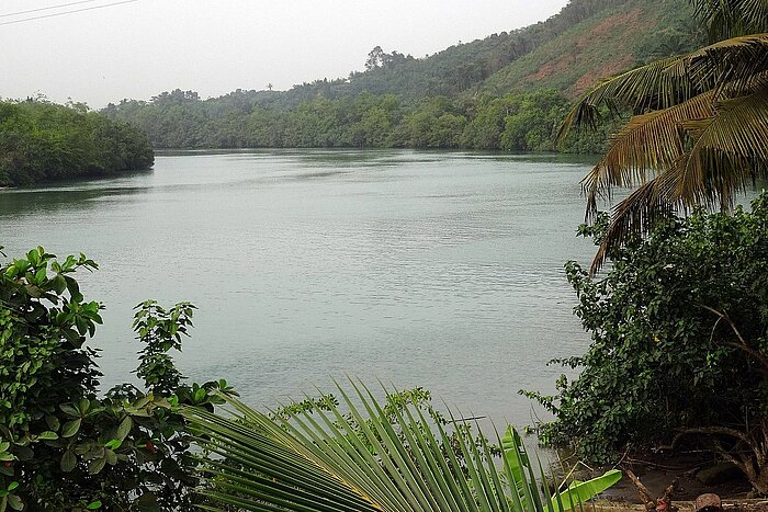 Fluss Ankobra in Ghana