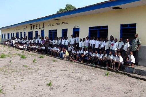 Schüler im Kongo