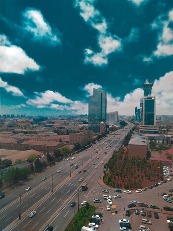 Autobahn in Aserbaidschan