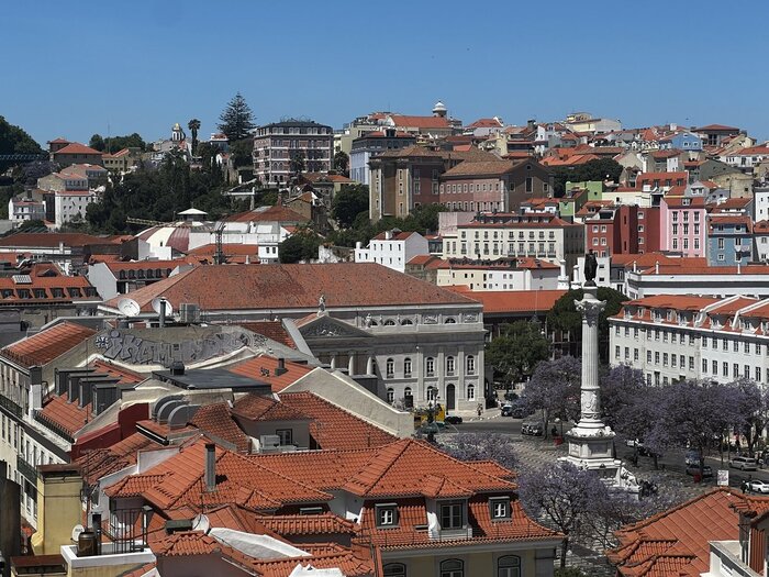 Platz in Lissabon