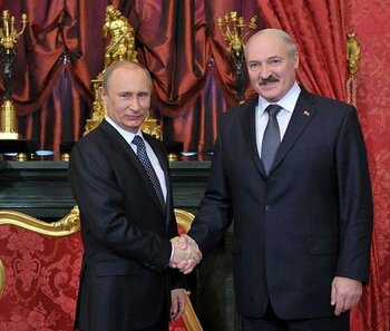 Putin und Lukaschenko haben ihre Länder Russland und Belarus in der Wirtschaft eng verbunden