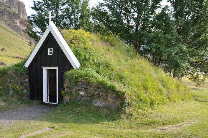 Grassodenhaus in Island