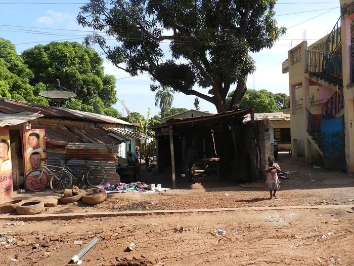 Armut ist verbreitet in Gambia