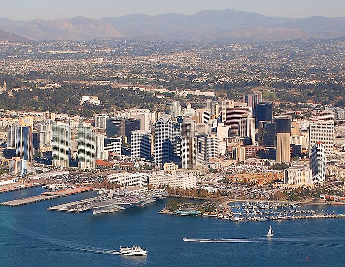 Luftaufnahme von San Diego