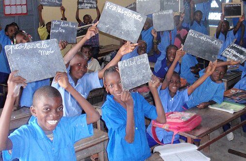 Sonderschule in Brazzaville.