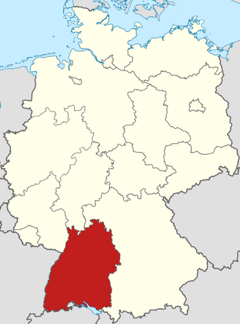 Karte Baden-Württemberg