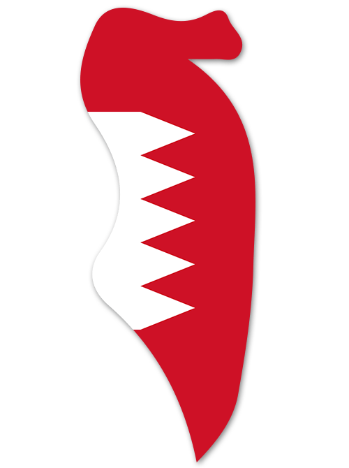 Bahrain Umriss