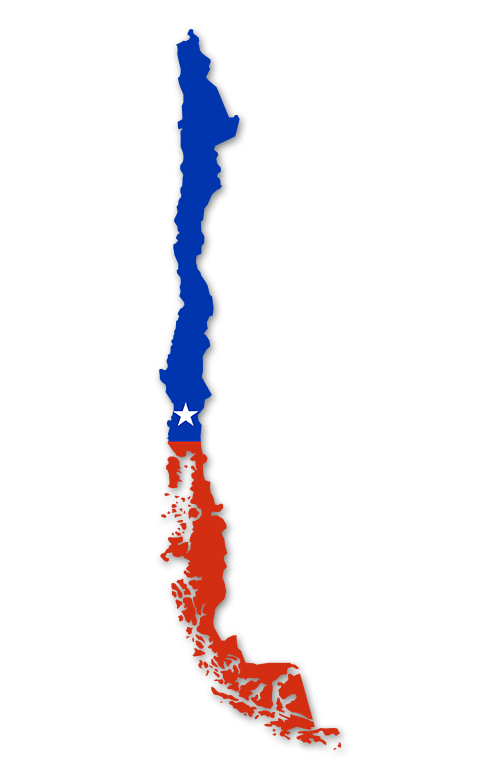 Chile Umriss