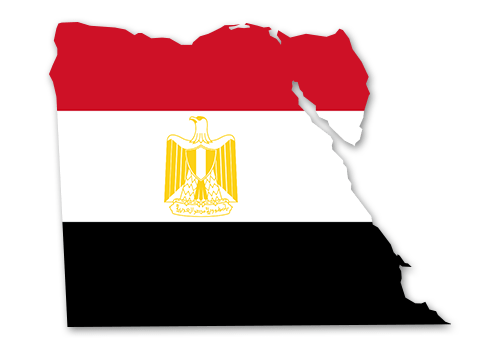 Ägypten Umriss