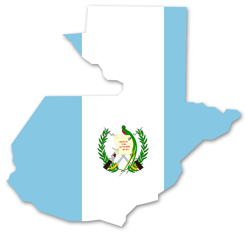 Guatemala Umriss